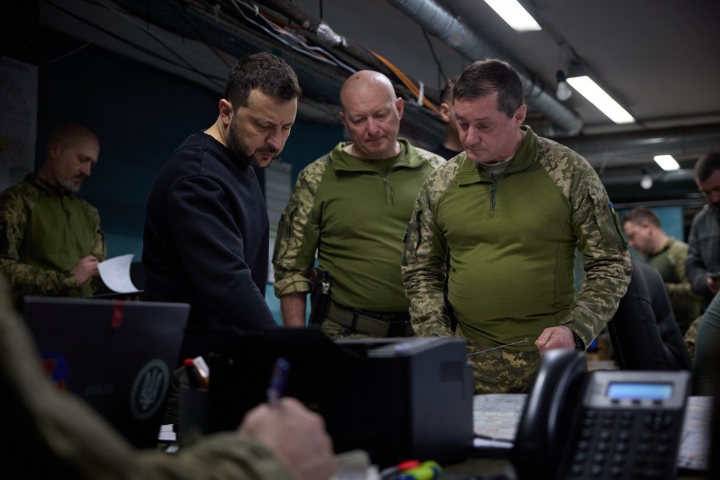 The President of Ukraine visited one of the command posts of the 41st Separate Mechanized Brigade, which is defending Chasiv Yar