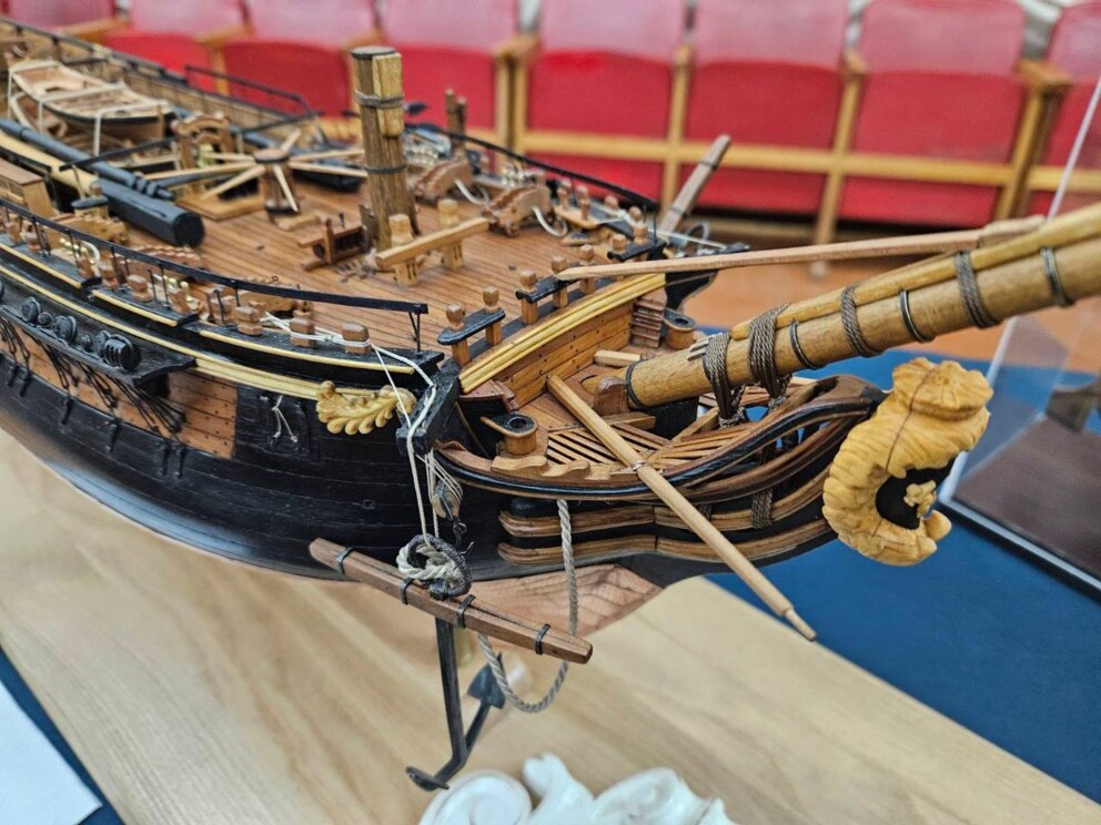 A worker from the Odessa Port plant won gold at the Ukrainian Ship Modeling Championship
