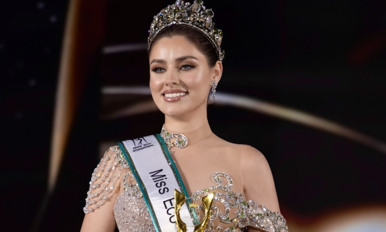 Miss Universe Ukraine 2023 Angelina Usanova won the Miss Eco International 2024 pageant