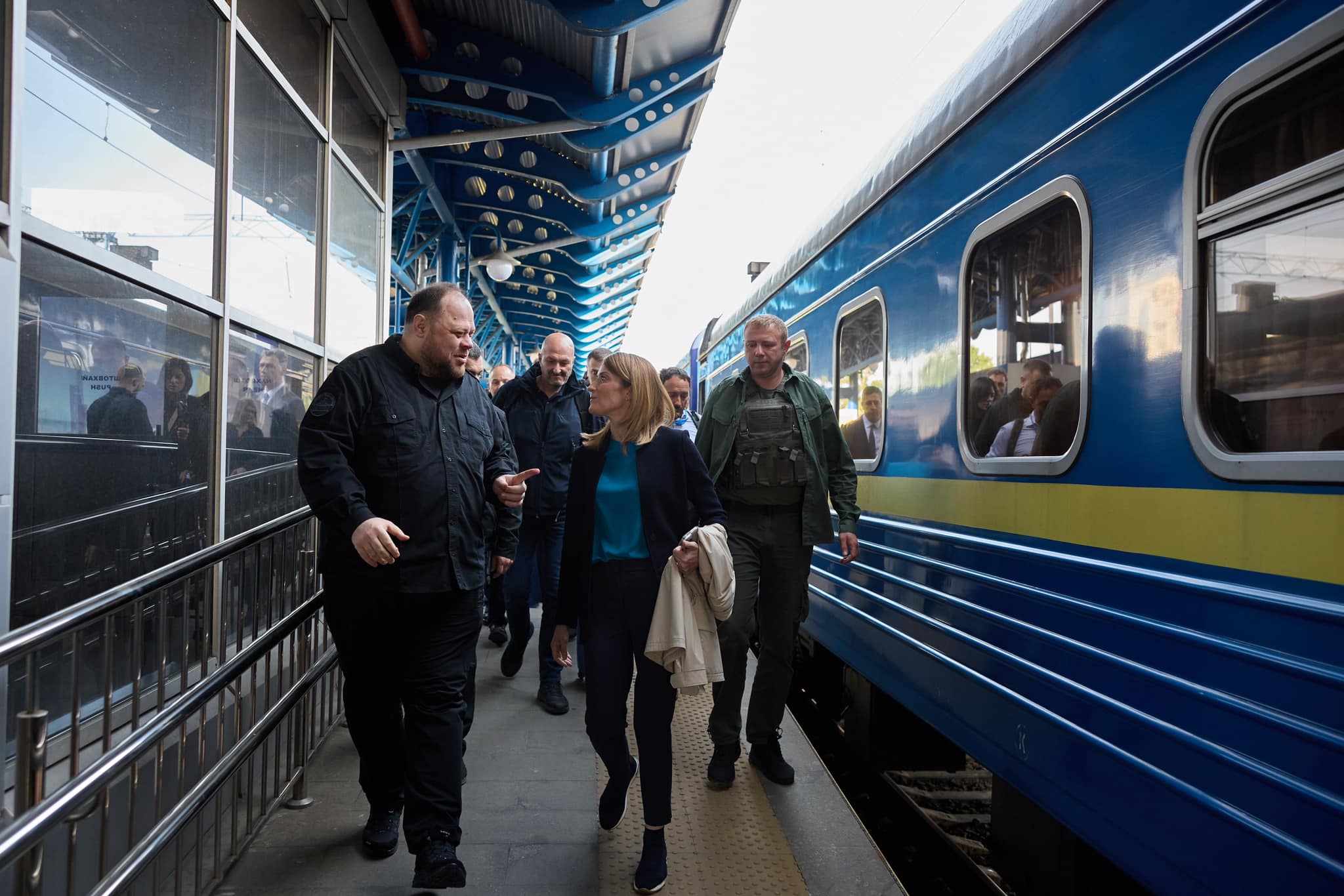 President of the European Parliament, Roberta Metsola, has arrived in Kyiv