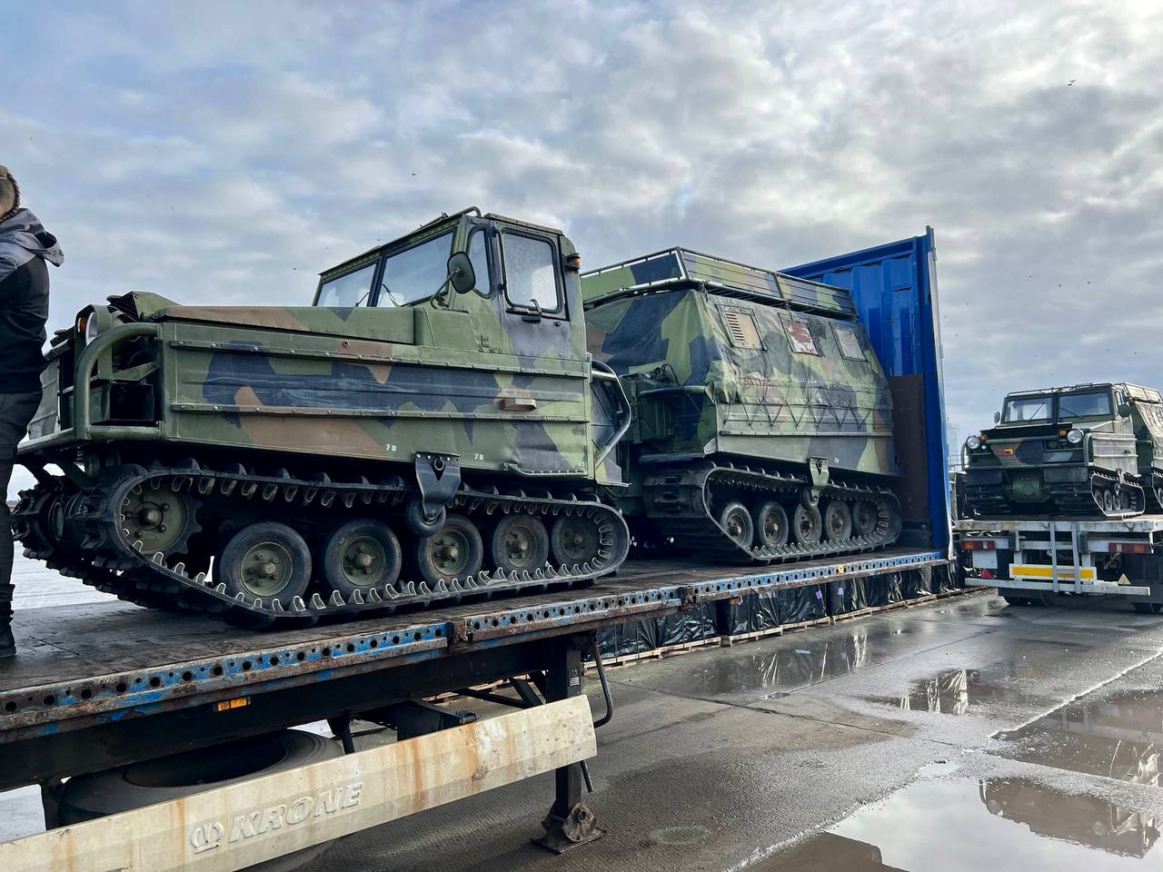 The Ukrainian Embassy in Latvia organized the dispatch of amphibious all-terrain vehicles for the Armed Forces of Ukraine