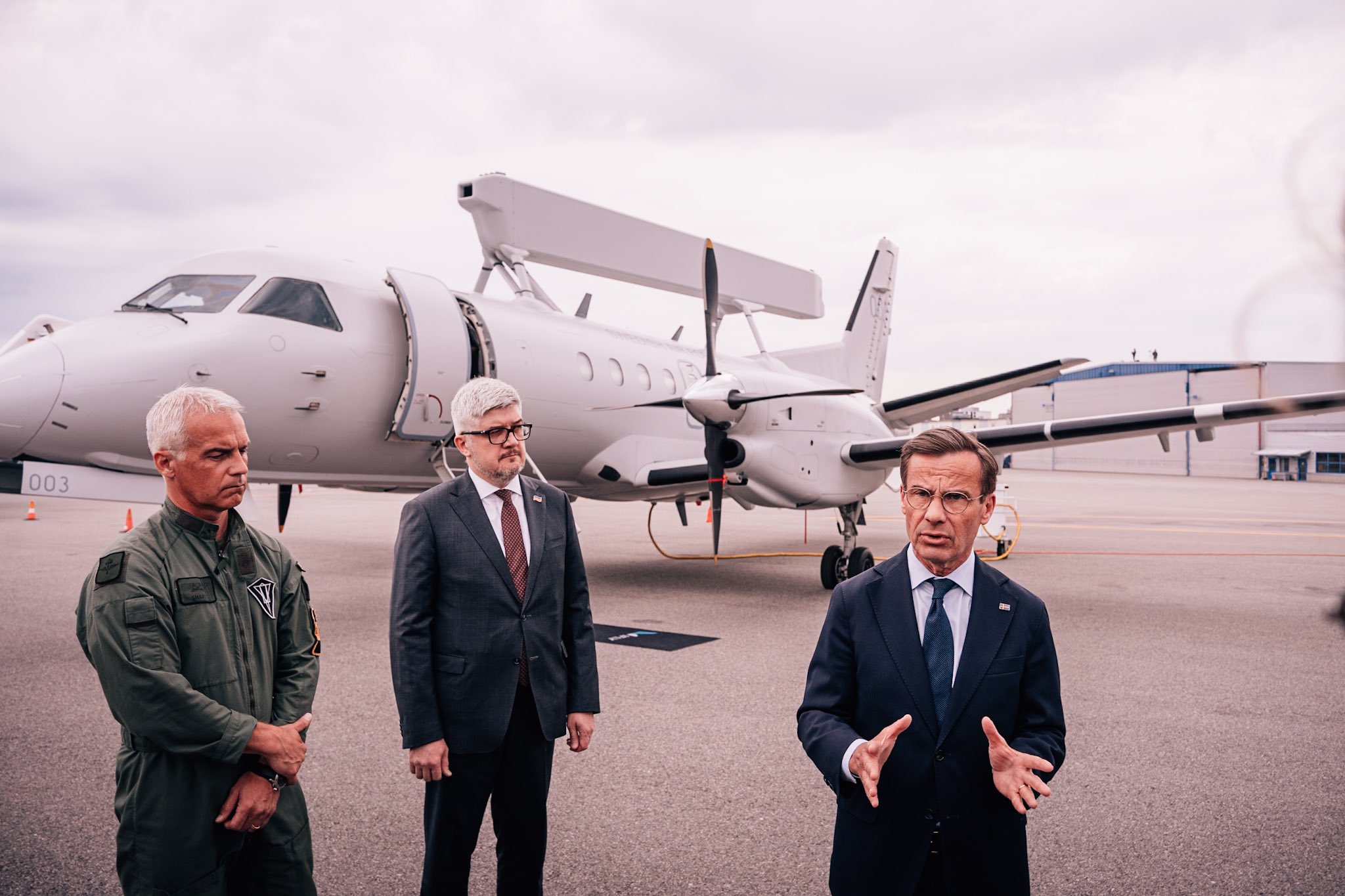 Sweden donates two ACS890 radar aircraft to Ukraine in new €1.16 billion aid package