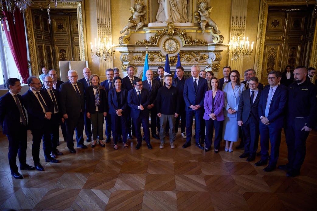 The Head of Ukraine met with the heads of leading French companies