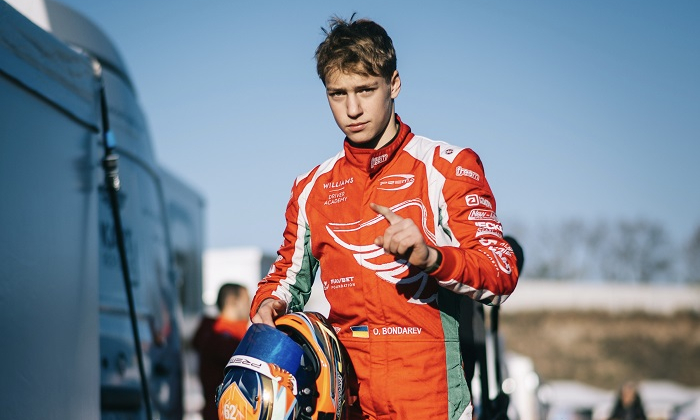 15-year-old Ukrainian Olexander Bondarev makes his debut in Formula 4 for the first time in history