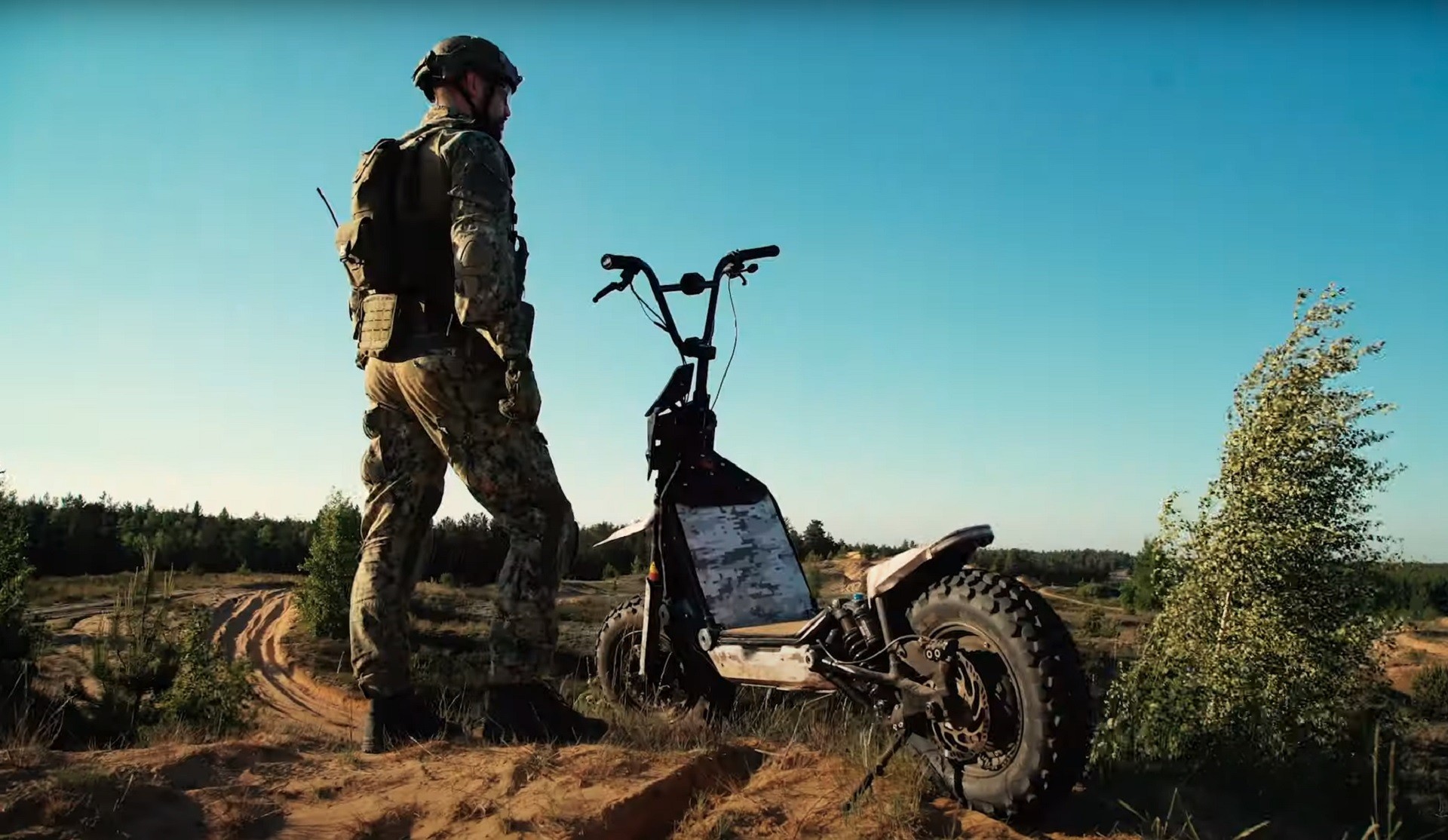 Ukrainian soldiers request more Mosphera electric scooters for reconnaissance and logistics