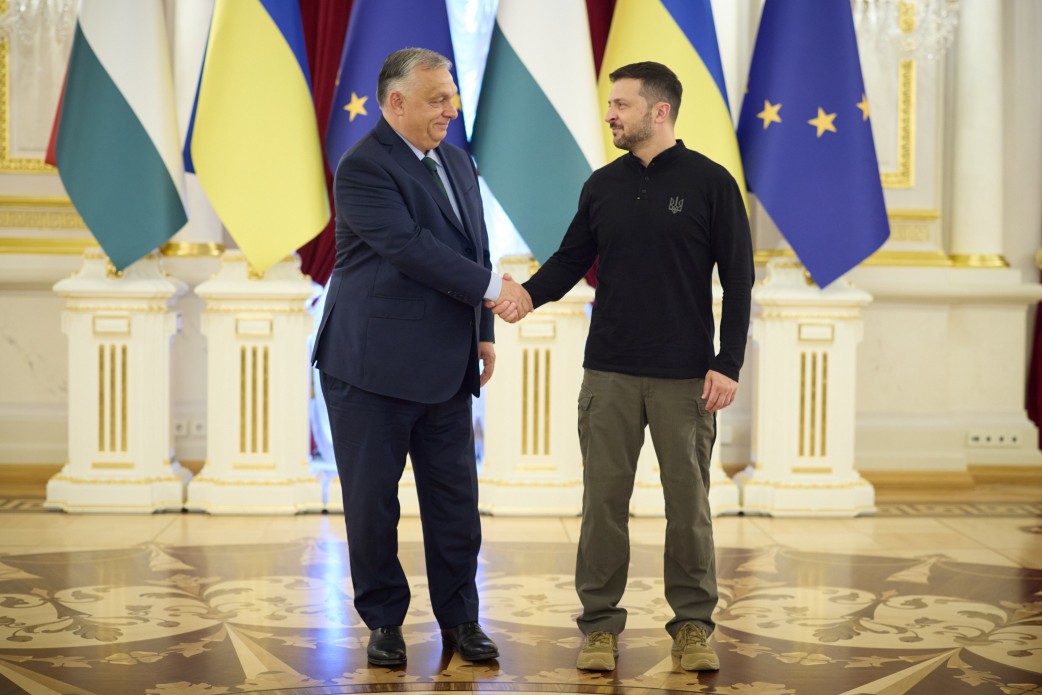 Volodymyr Zelensky in Kyiv met with Viktor Orban: Hungary's EU presidency, security issues, and bilateral relations agreement