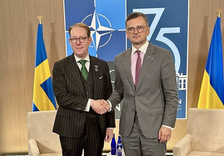 Ukrainian Foreign minister stresses importance of NB8-Ukraine format in meeting with Swedish counterpart