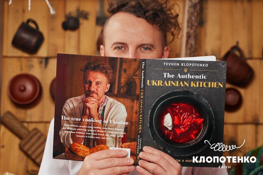 Eugene Klopotenko has released a book of Ukrainian cuisine recipes in English