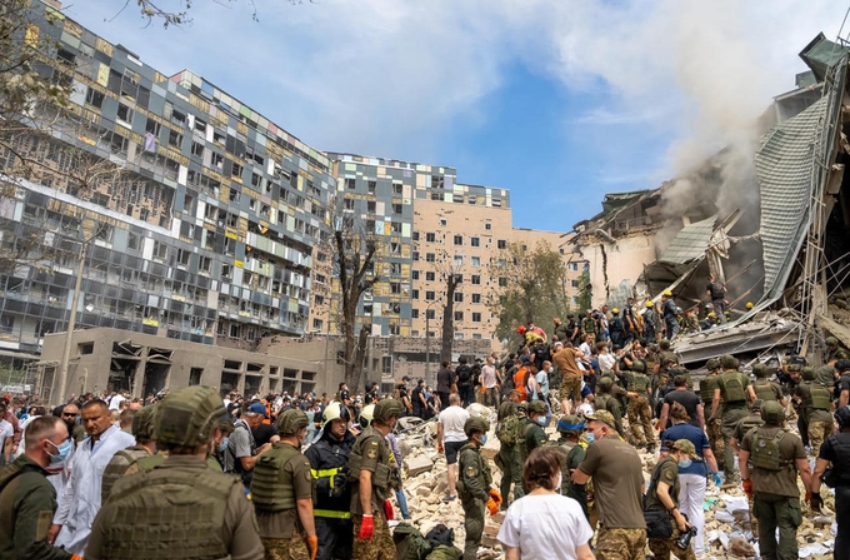 Okhmatdyt hospital  damaged by the Russians, is planned to be restored by winter