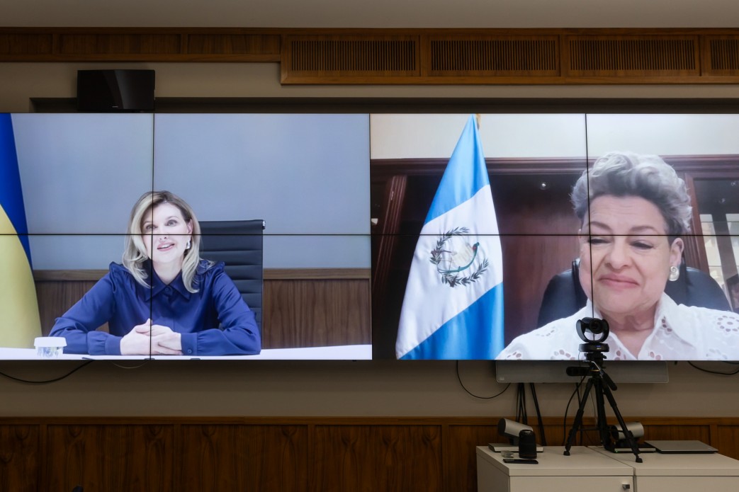 We will take many joint steps to protect children.  Olena Zelenska during conversation with Guatemala's First Lady