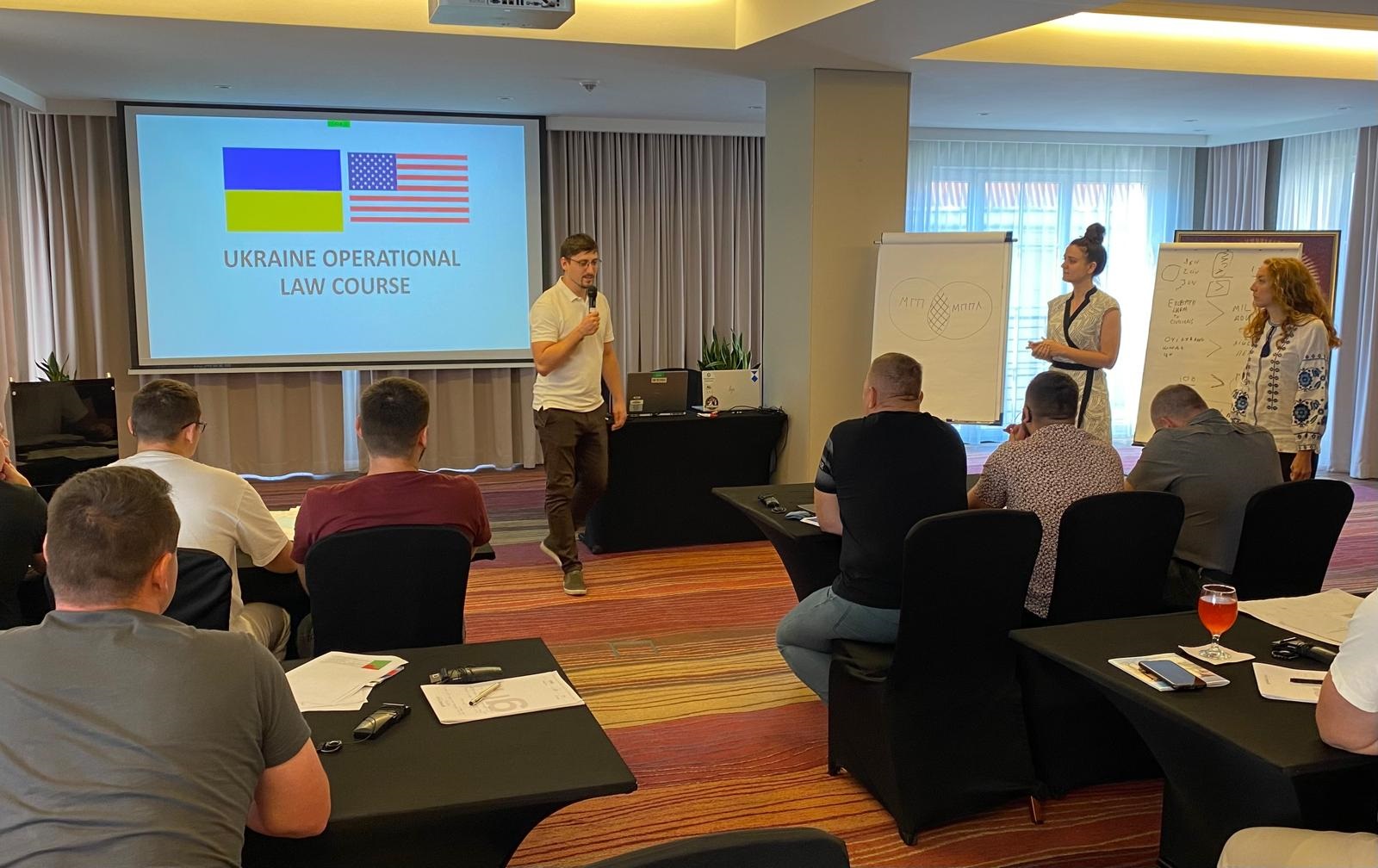 Ukrainian Military Lawyers Complete Training Course in Collaboration with the U.S. Defense Institute