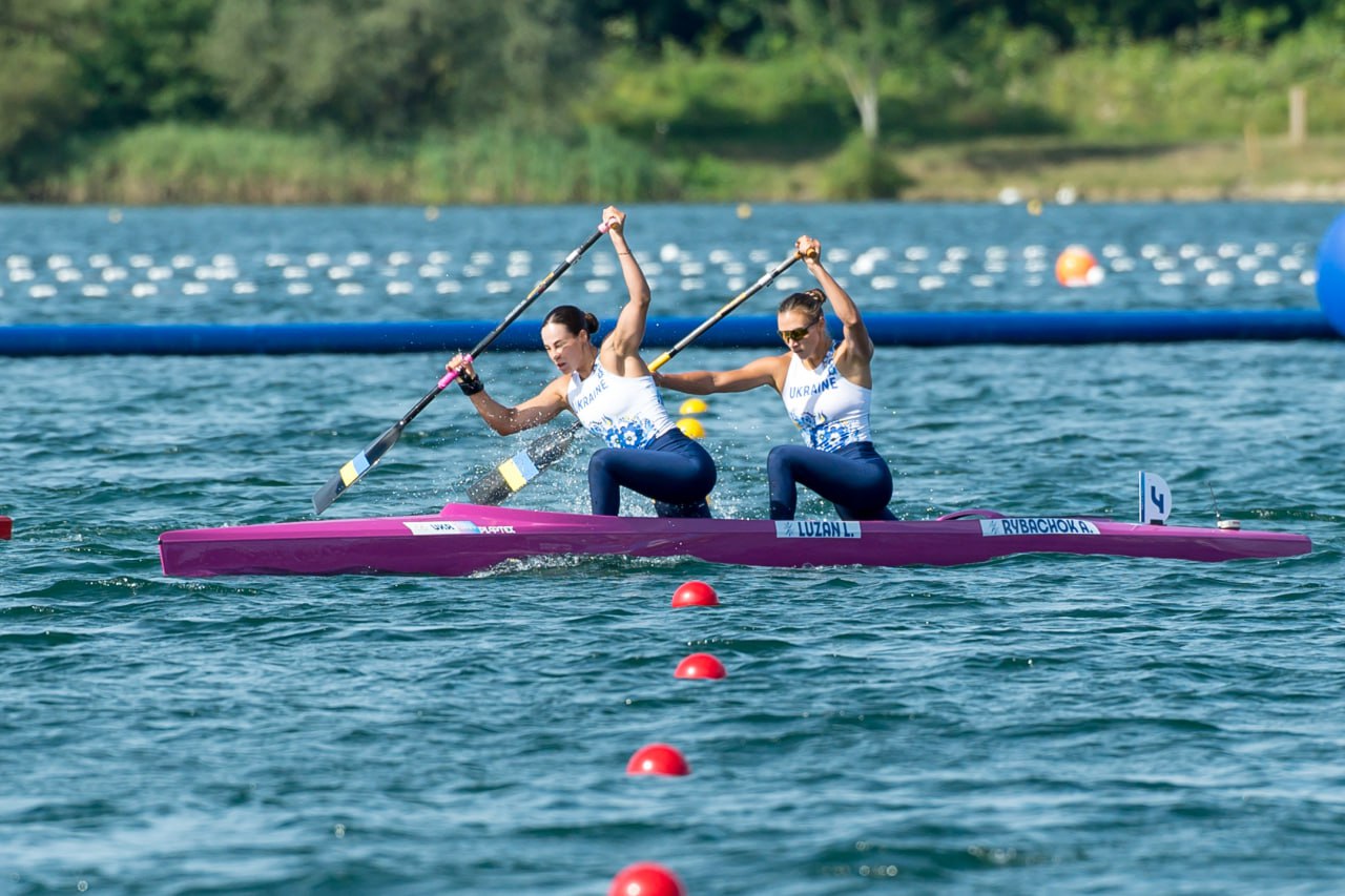 Ludmyla Luzan and Anastasiia Rybachok Win Silver in Canoe Double at the 2024 Olympics