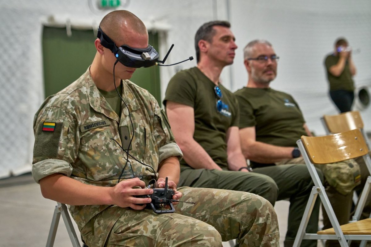 The Lithuanian Armed Forces have added lessons on drone use and counter-drone measures to the basic training course