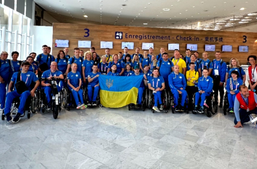 The first Ukrainian Paralympians arrived in Paris for the 2024 paralympics