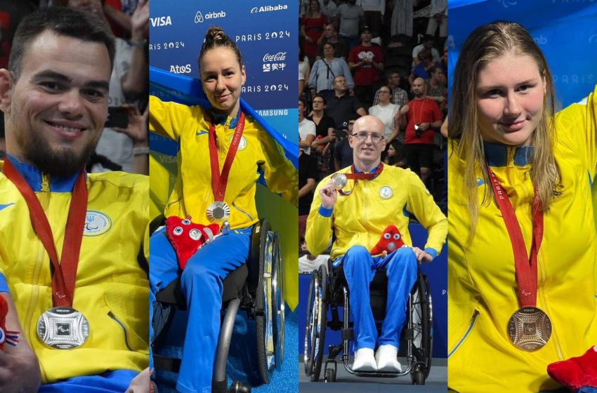 Ukrainians win 4 medals on first day of Paris 2024 Paralympics