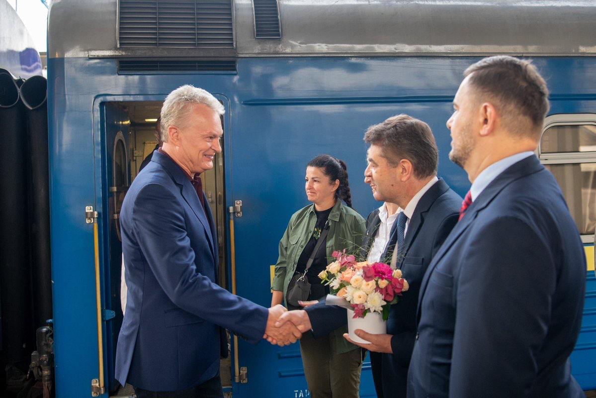 President of Lithuania Gitanas Nausėda has arrived in Kyiv