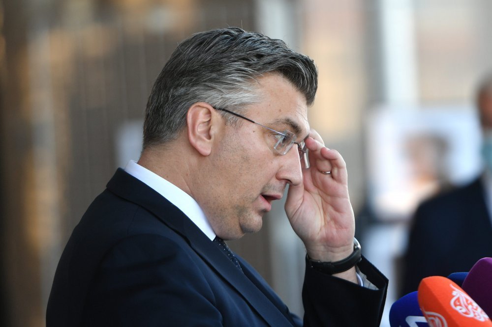 Croatian Prime Minister Andrej Plenković Arrives in Ukraine