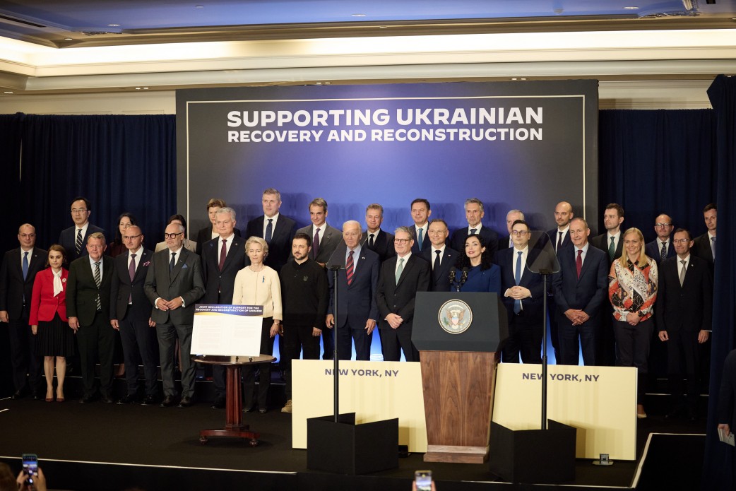 More than 30 countries and the EU adopted a joint declaration of support for Recovery and Reconstruction of Ukraine