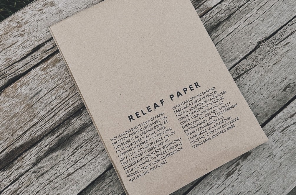 Food in Paris will be delivered in paper bags from the Ukrainian manufacturer Releaf Paper