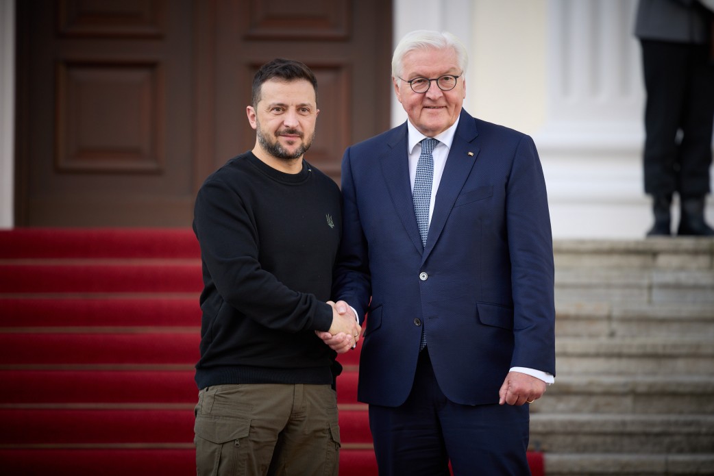 Volodymyr Zelensky met with the Federal President of Germany