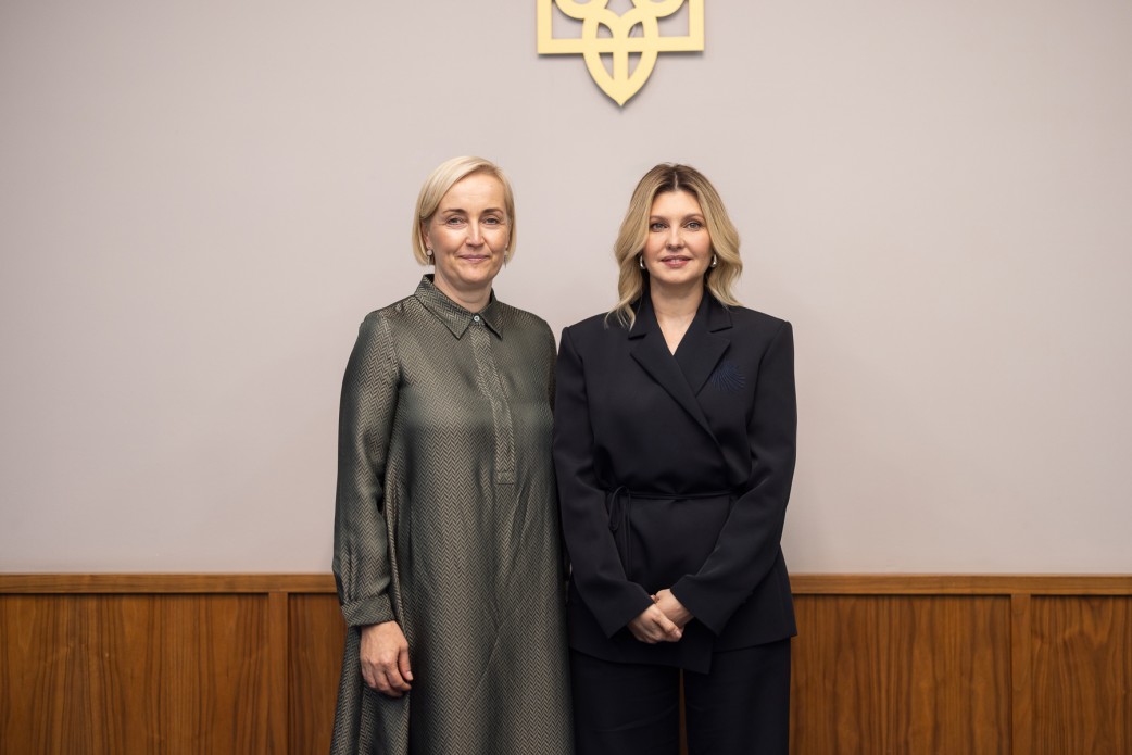 Olena Zelenska met with the Estonian Minister of Education and Research in Kyiv