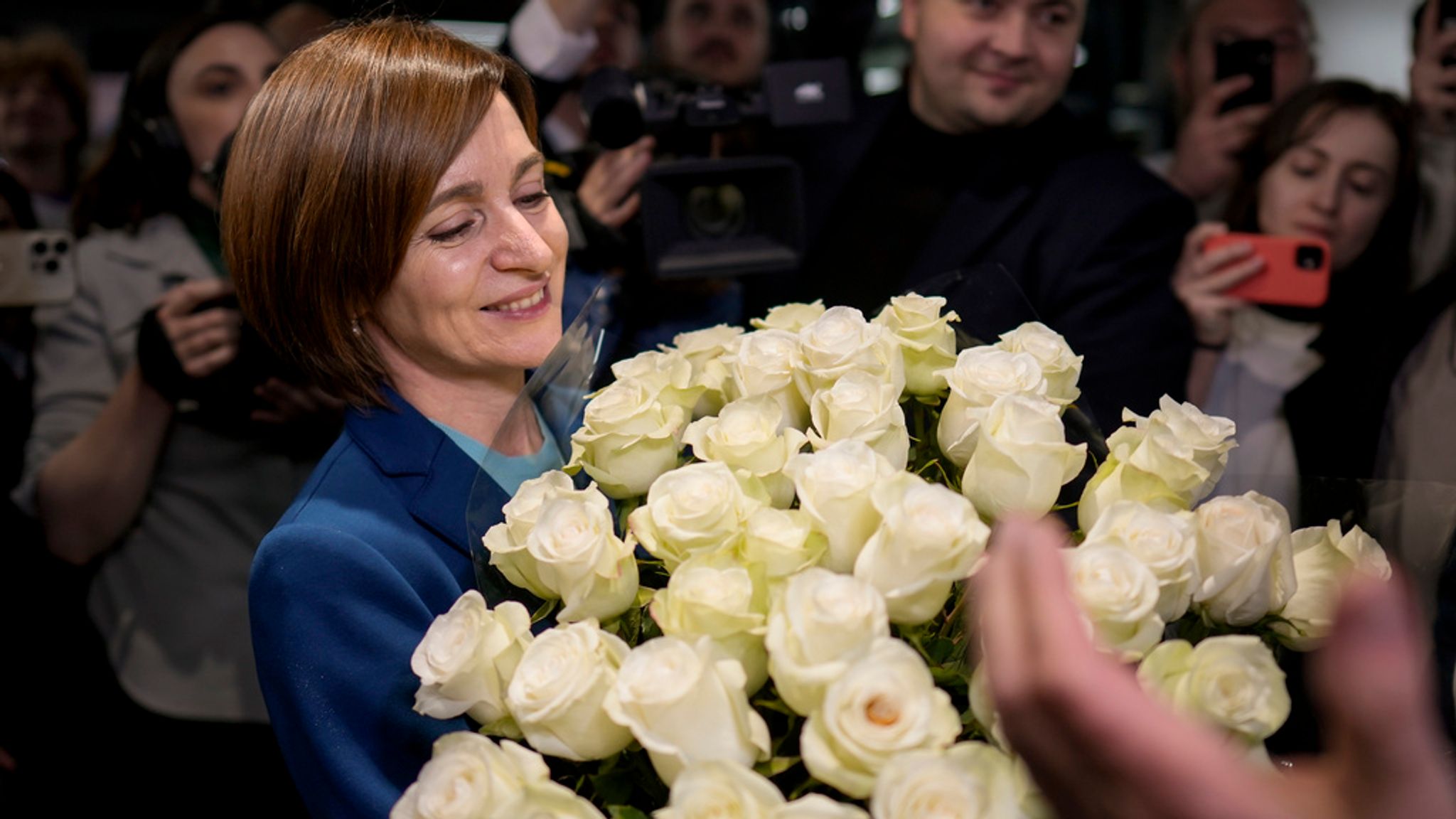 European leaders commend Maia Sandu on her re-election as Moldova's President