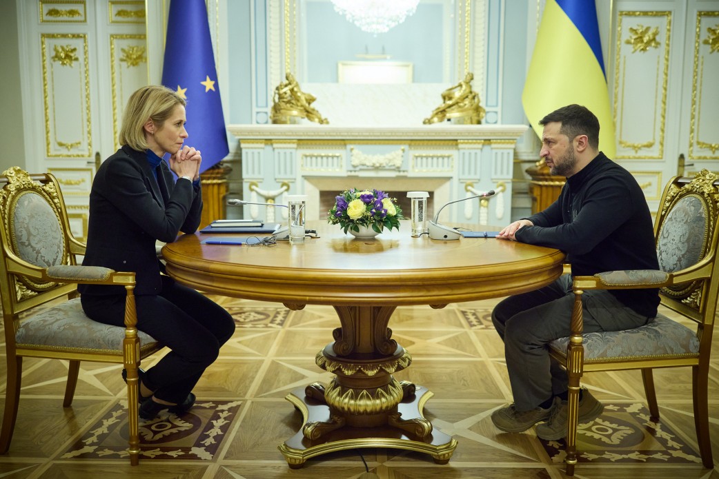 The Head of State discussed defense support and Ukraine’s European integration with Kaja Kallas