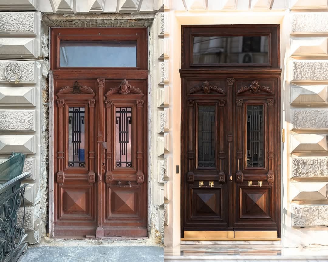 In Odessa, 19th-century doors in the Stifel brothers' house have been restored