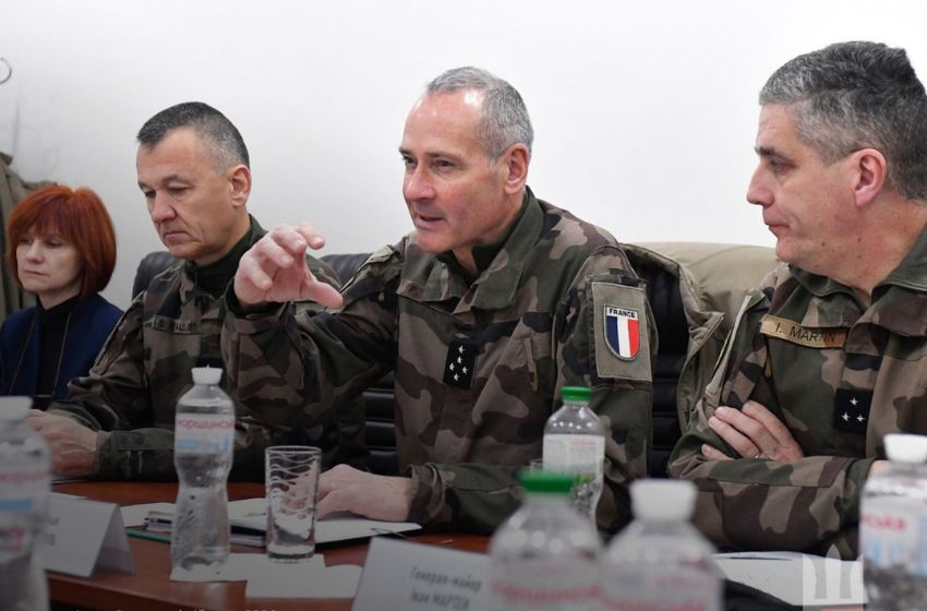 A delegation from the French Armed Forces, led by the Commander of the French Army, visited Ukraine