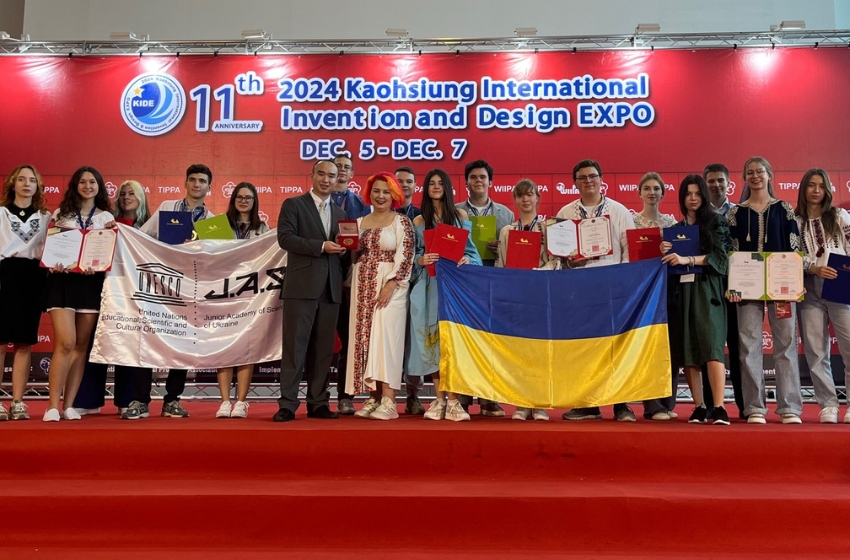 Ukrainian students won 16 awards at the international invention exhibition in Taiwan