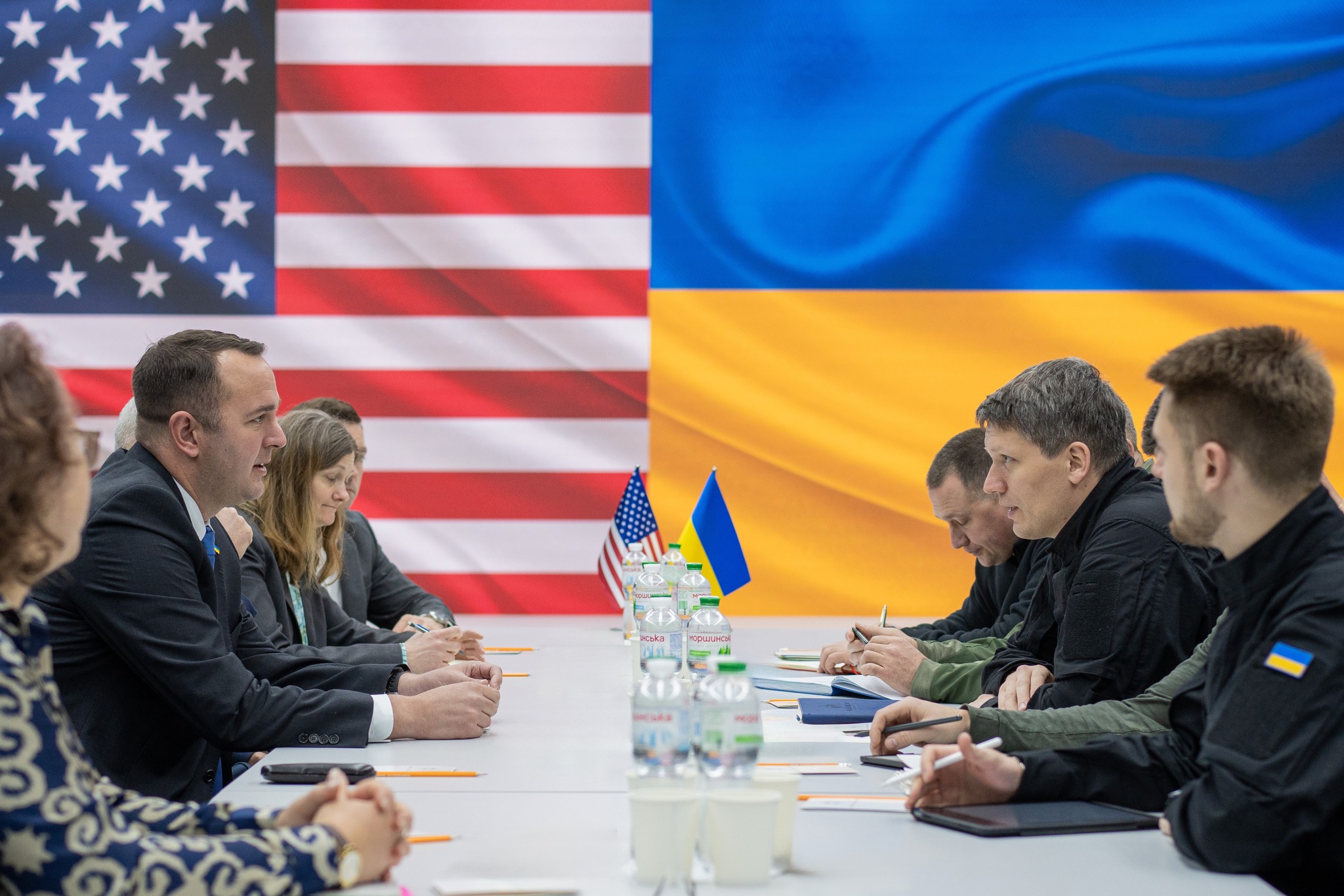 A U.S. delegation arrived in Kyiv ahead of the upcoming Ramstein meeting