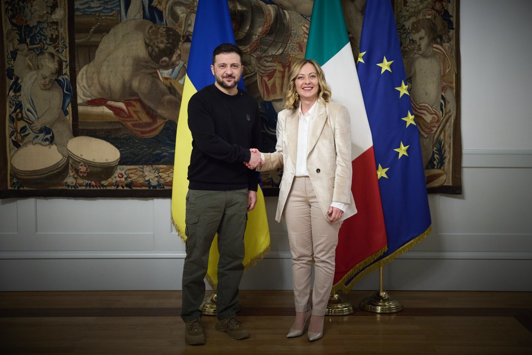 Volodymyr Zelensky Discussed Strengthening Ukraine’s Air Defense with Giorgia Meloni