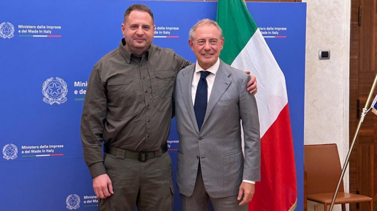 In Rome, Andriy Yermak met with the advisor to the President of the Council of Ministers and the Minister of Enterprises and Made in Italy