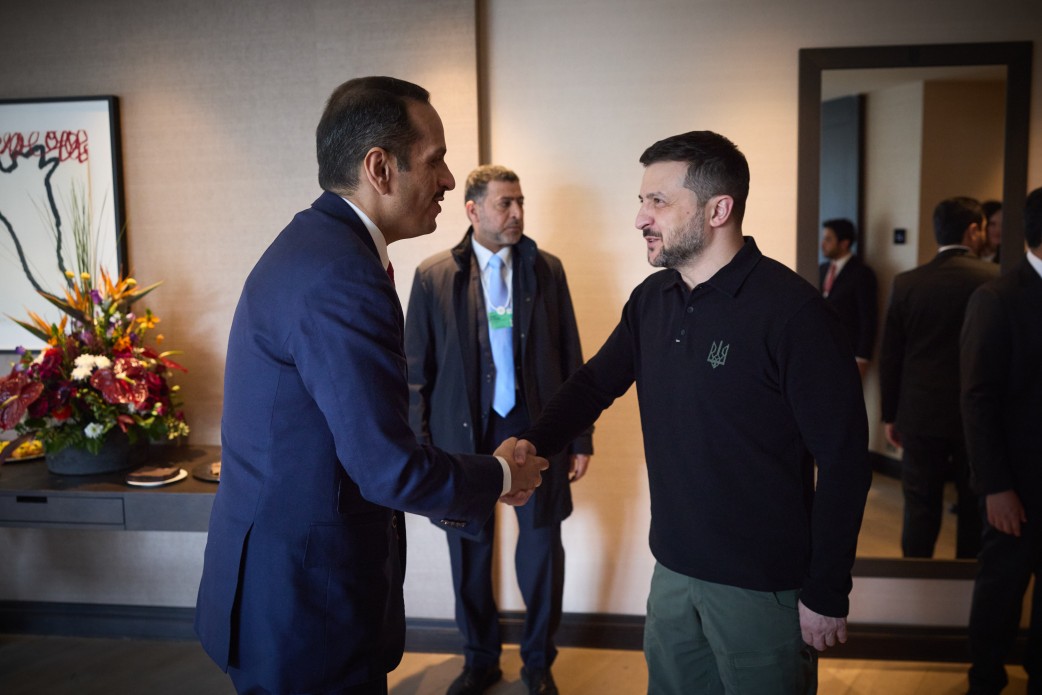 Return of Ukrainian Children Deported by Russia and Food Security: Volodymyr Zelenskyy Met with Prime Minister of Qatar