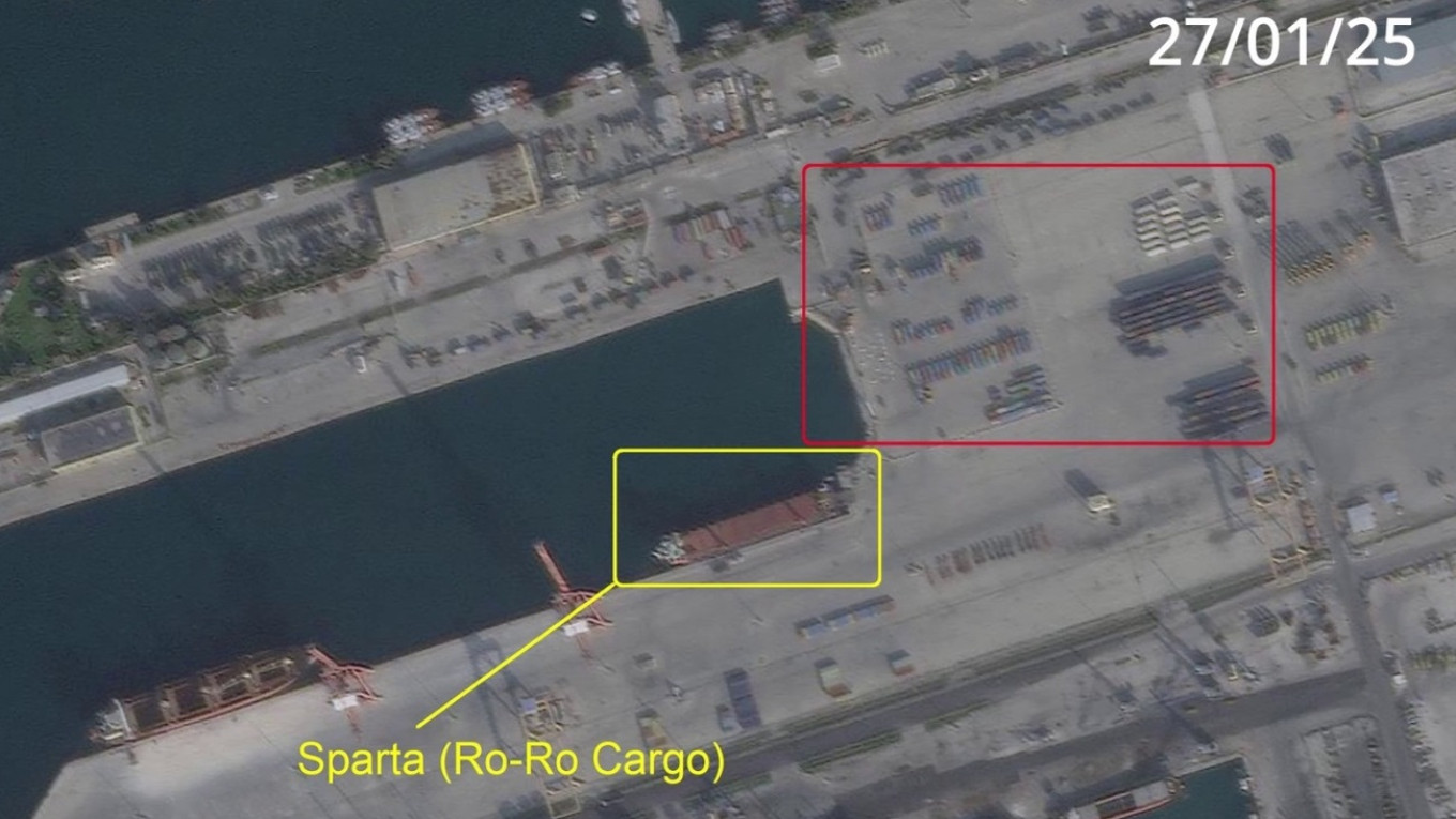 Russia has evacuated a large amount of equipment from the base in Tartus