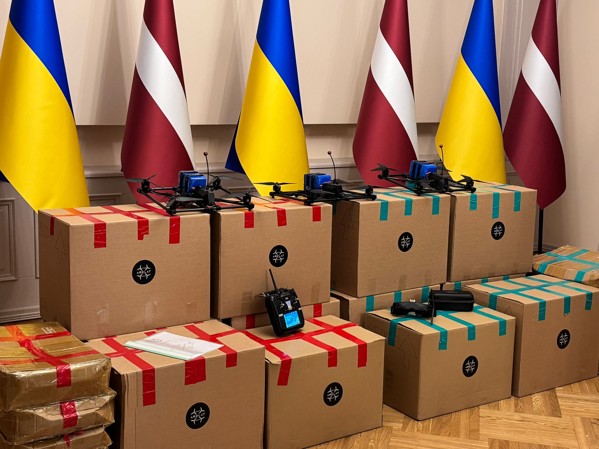 Latvia has provided Ukraine with 100 FPV drones of its own production