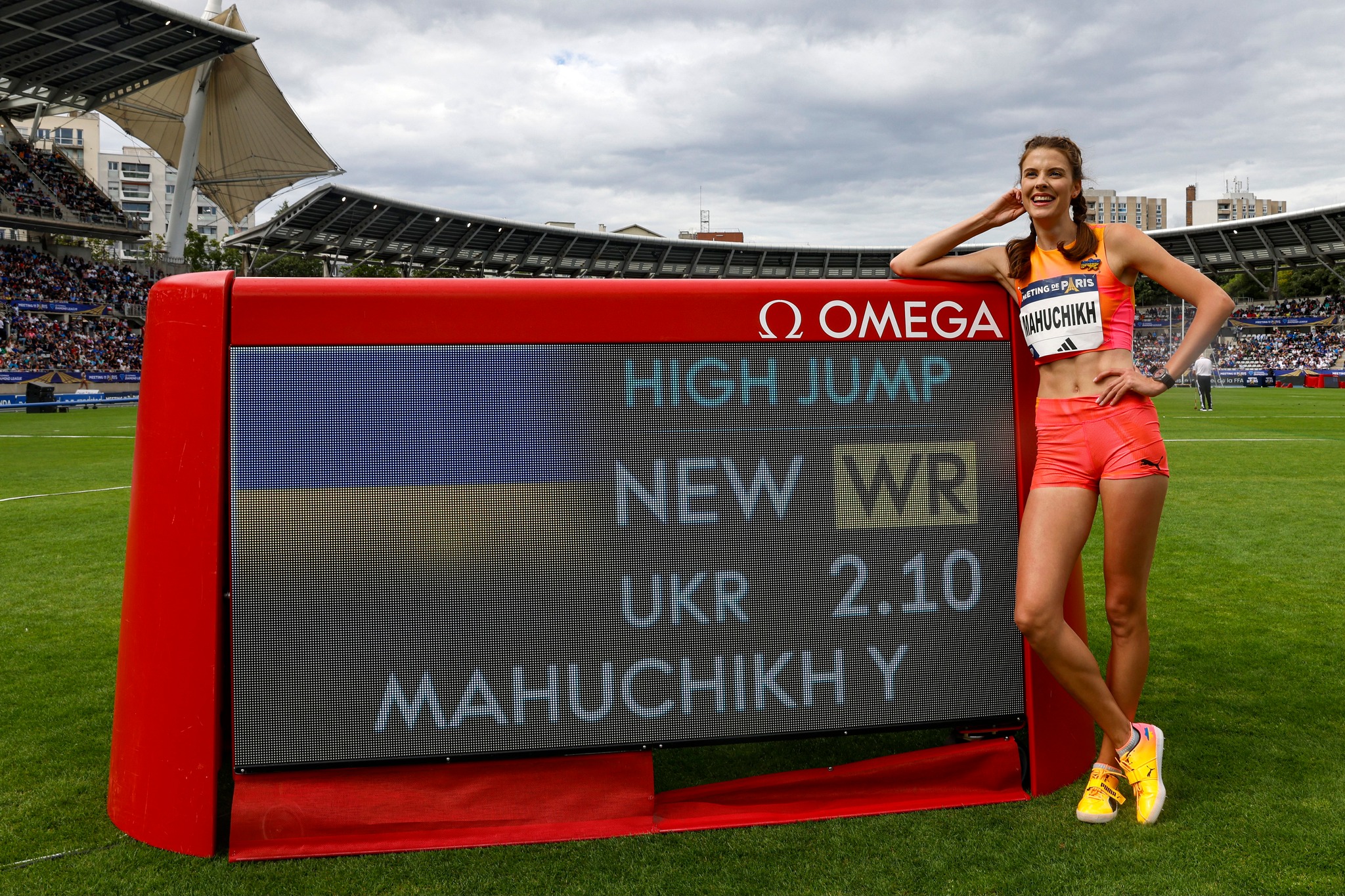 Yaroslava Mahuchikh won the gold medal at the Continental Tour with the best result of the season worldwide