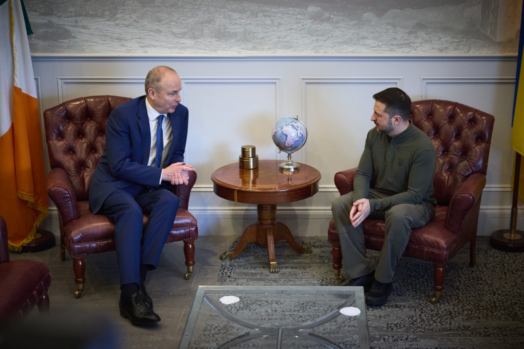 Volodymyr Zelenskyy met with Taoiseach of Ireland