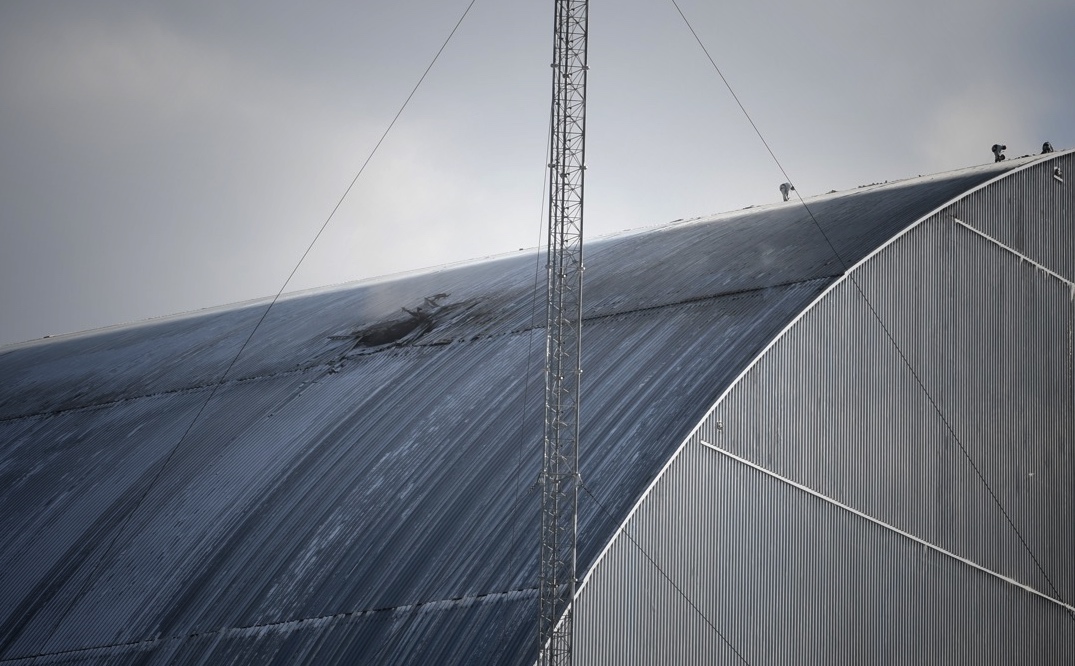 IAEA experts have not made any conclusions about the origin of the drone that damaged the Chornobyl shelter