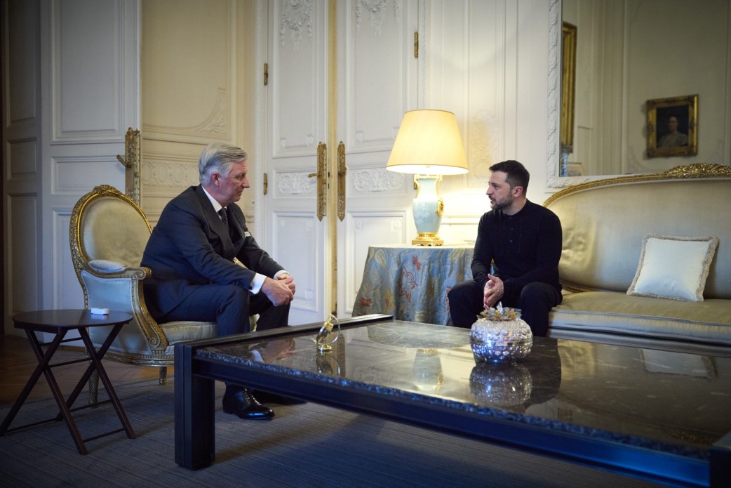 The President had an audience with King Philippe of Belgium