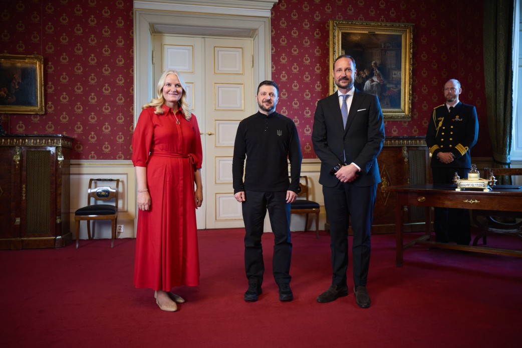 President of Ukraine Had an Audience with Crown Prince Regent Haakon of Norway