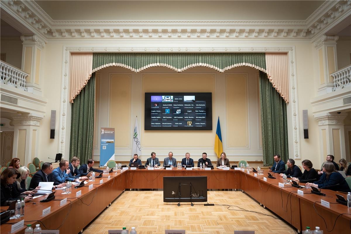 The OECD presented Ukraine's Economic Review to representatives of the public sector
