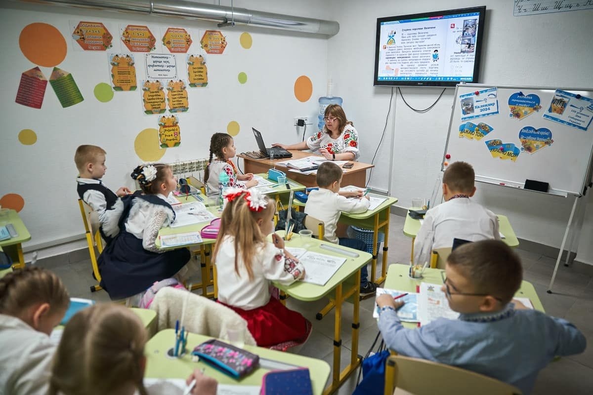 There are 15 underground schools in Ukraine, with plans to commission 180 more by the end of the year
