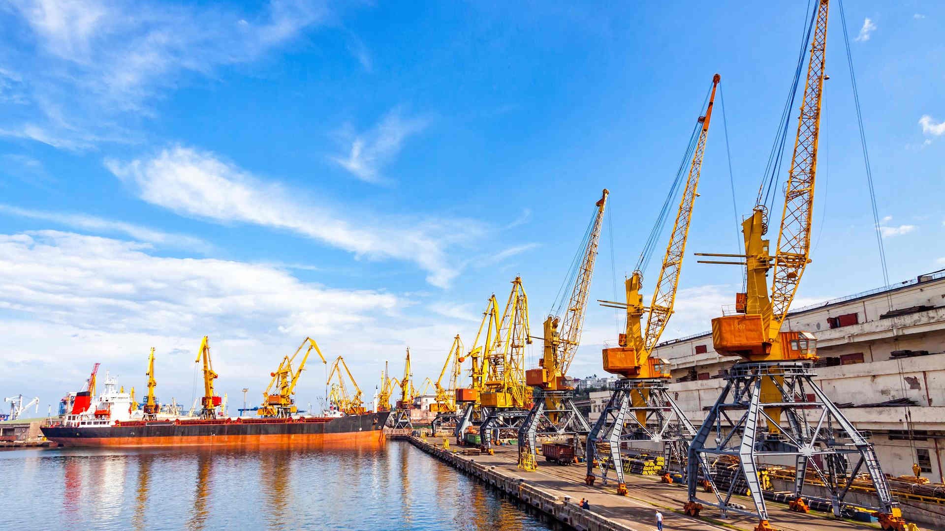 Almost 400 port infrastructure facilities in Ukraine have been damaged as a result of Russian attacks