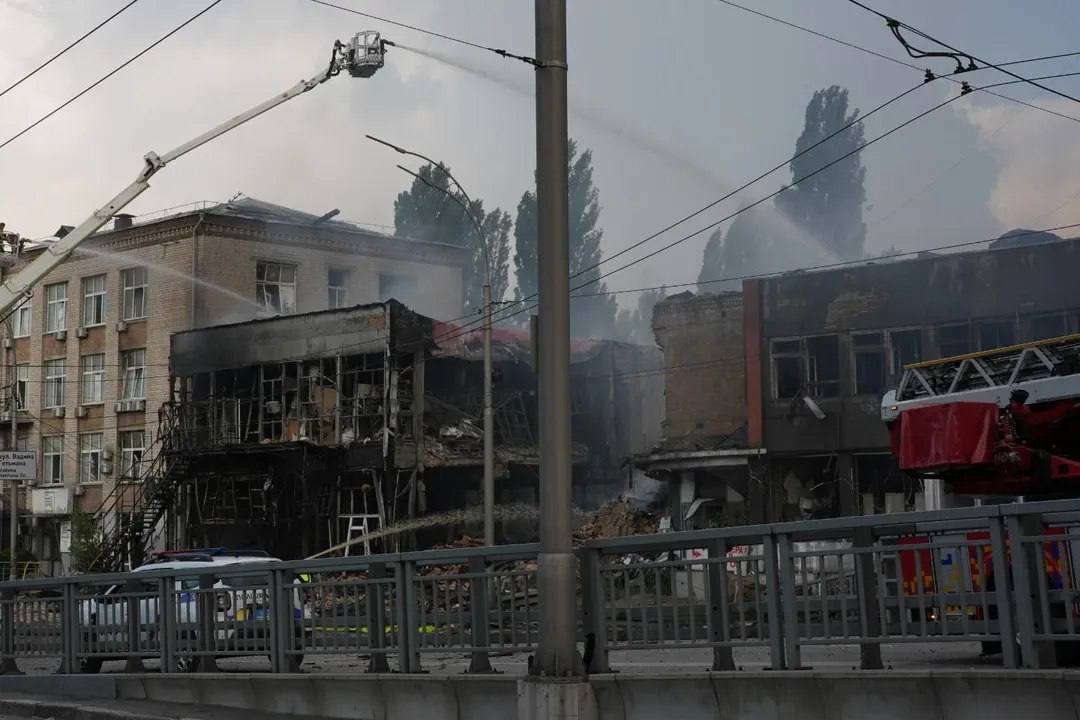 Russia launches coordinated overnight attacks across Ukraine, causing multiple casualties and damage
