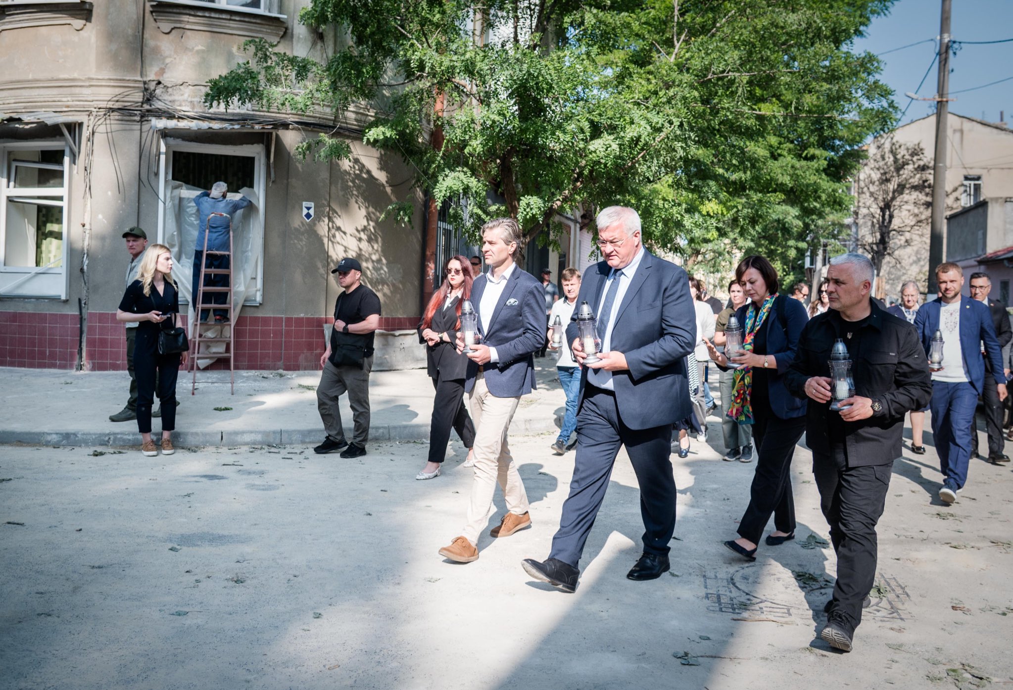 Ukrainian and Lithuanian Foreign Ministers visit Odessa