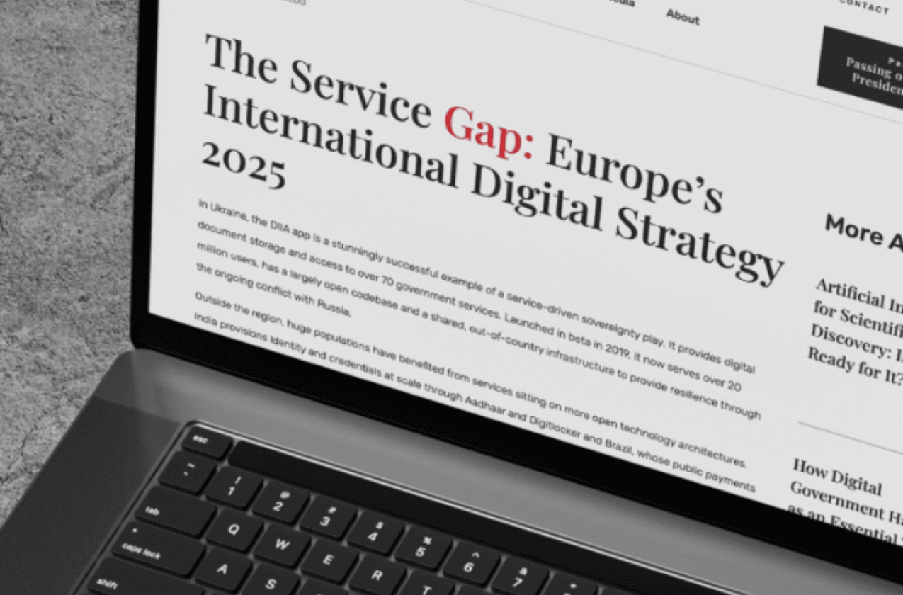 Ukraine’s Diia hailed as «Stunning» digital service by Lisbon Council