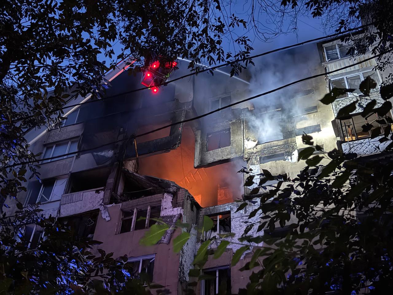 Drone attack on Odessa injures 4, causes major building damage