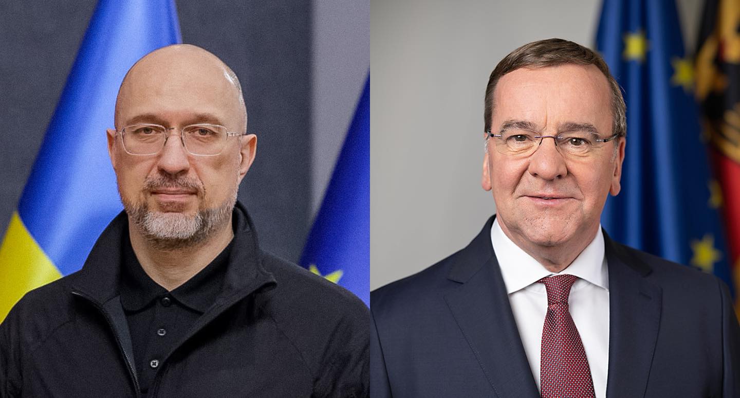 Shmyhal, Pistorius discuss Ramstein outcomes and urgent needs of Ukraine’s Armed Forces
