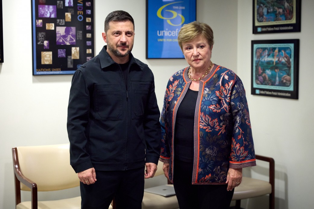 Volodymyr Zelensky and Kristalina Georgieva discussed programs to support Ukraine’s financial resilience